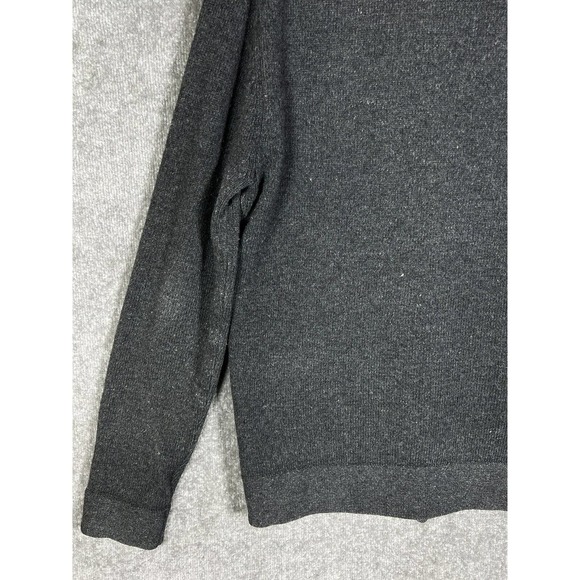 French Connection Wool Blend Button Up Cardigan Sweater Womens Size Medium Gray - Picture 12 of 14